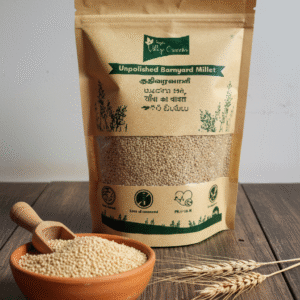 Unpolished Natural Barnyard Millet (Sanwa Rice) - குதிரைவாலி அரிசி
